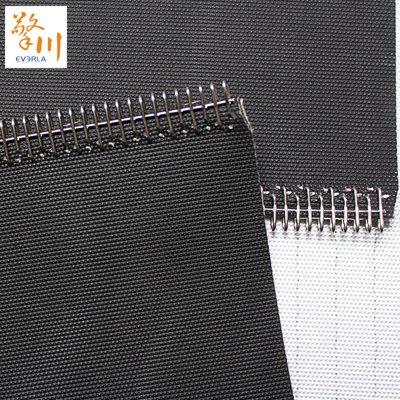 打鋼扣黑色PU<a href='http://m.dsjvvrk.cn/shusongdai/' target='_blank'><u>輸送帶</u></a>