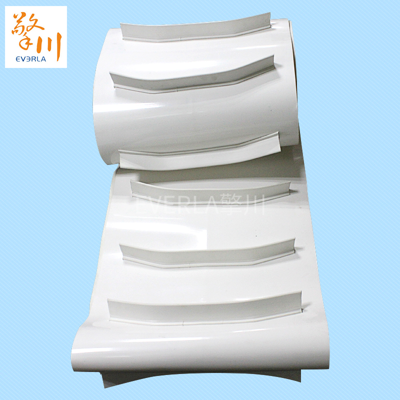 PVC<a href='http://m.dsjvvrk.cn/shusongdai/' target='_blank'><u>輸送帶</u></a>加彎擋板