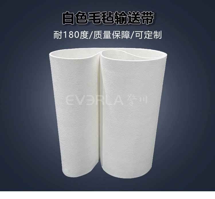 食品級白色毛氈<a href='http://m.dsjvvrk.cn/shusongdai/' target='_blank'><u>輸送帶</u></a>